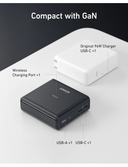 Anker Prime Charging Base for Power Bank, 100W | A1902311 | Black