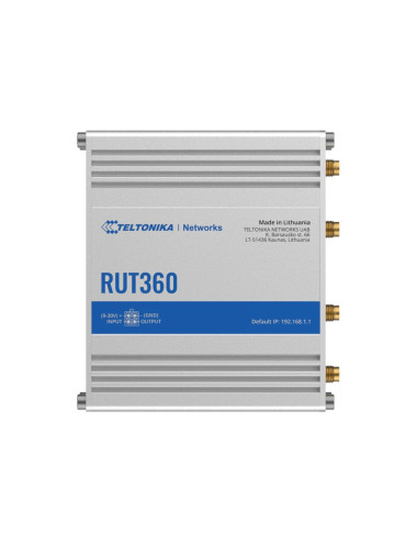 Teltonika Industrial Cellular Router RUT360 LTE CAT6 1 x LAN ports, 10/100 Mbps, compliance with IEEE 802.3, IEEE 802.3u standar