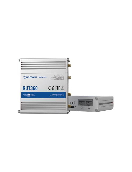 Teltonika Industrial Cellular Router RUT360 LTE CAT6 1 x LAN ports, 10/100 Mbps, compliance with IEEE 802.3, IEEE 802.3u standar