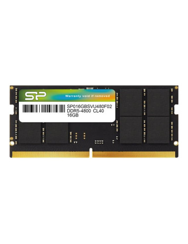Silicon Power SP016GBSVU480F02 | 16 GB | DDR5 | 4800 MHz | PC/server | Registered No | ECC Yes