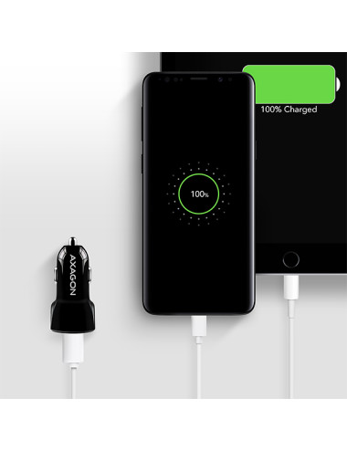 AXAGON Dual car charger, 31.5W | PWC-QC5