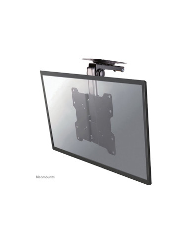 Neomounts FPMA-C020BLACK Monitor/TV mount ceiling 1 screen - 10-40" - max 20 kg - VESA 75x75-200x200 - h 26,5-40 cm - black