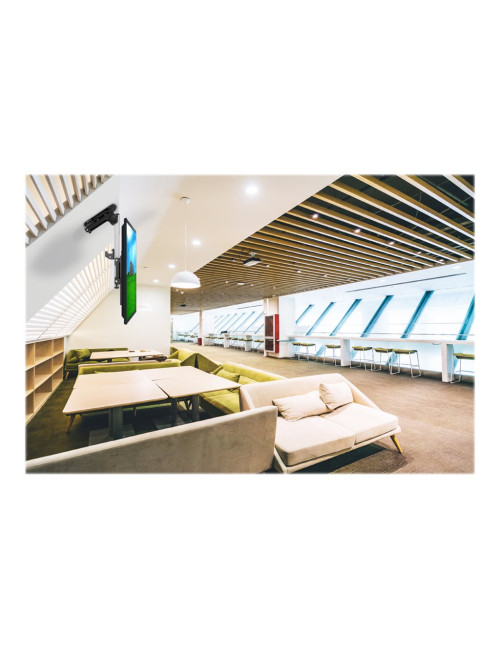 Neomounts FPMA-C020BLACK Monitor/TV mount ceiling 1 screen - 10-40" - max 20 kg - VESA 75x75-200x200 - h 26,5-40 cm - black