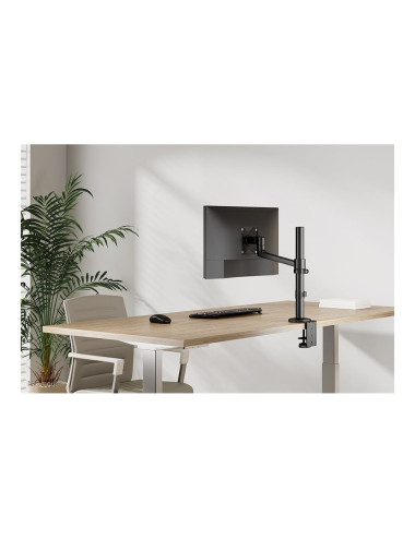 Neomounts NEXT Lite DS60-425BL1 Single monitor arm - 17-27" - 0-8 kg - space saving T-Rex model - 100% plastic-free packaging - 