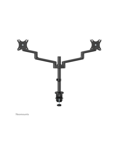 Neomounts NEXT Lite DS60-425BL2 Dual monitor arm - 17-27" - 0-8 kg/screen - space saving T-Rex model - 100% plastic-free packagi