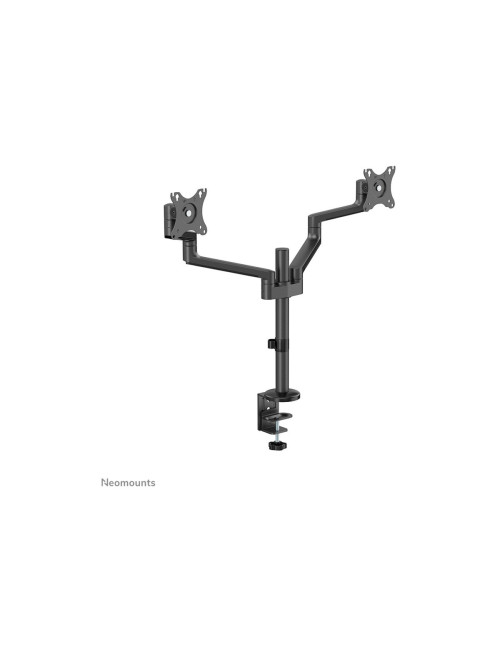 Neomounts NEXT Lite DS60-425BL2 Dual monitor arm - 17-27" - 0-8 kg/screen - space saving T-Rex model - 100% plastic-free packagi
