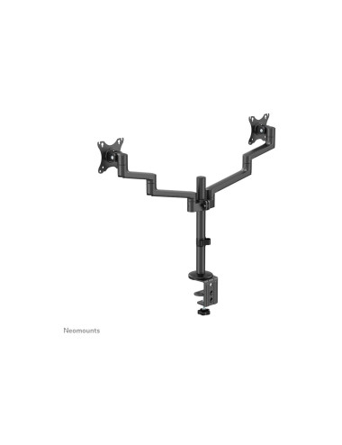 Neomounts NEXT Lite DS60-425BL2 Dual monitor arm - 17-27" - 0-8 kg/screen - space saving T-Rex model - 100% plastic-free packagi