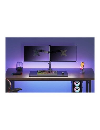 Neomounts FPMA-D550DBLACK Dual monitor arm - 10-32" - 0-8 kg/screen - black