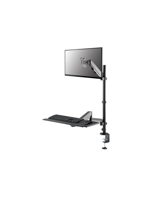 Neomounts DS90-325BL1 Sit-stand workstation desk 1 screen - 17-32" - 1-9 kg (curved 6 kg) - gas spring - black