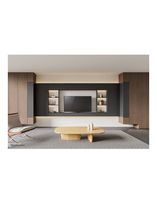 Neomounts DS42-430BL12 TV stand 1 screen - 23-43" - 0-50 kg - VESA 100x100-200x200 - bolt-down - 60 swivel - black | Neomounts