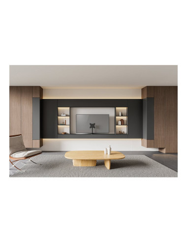 Neomounts DS42-430BL12 TV stand 1 screen - 23-43" - 0-50 kg - VESA 100x100-200x200 - bolt-down - 60 swivel - black | Neomounts