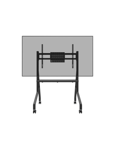 Neomounts MOVE Go FL50-525BL1 TV trolley - 55-86" - max 76 kg - manual h 106-136 cm - VESA 100x100-900x600 - incl. hardware shel
