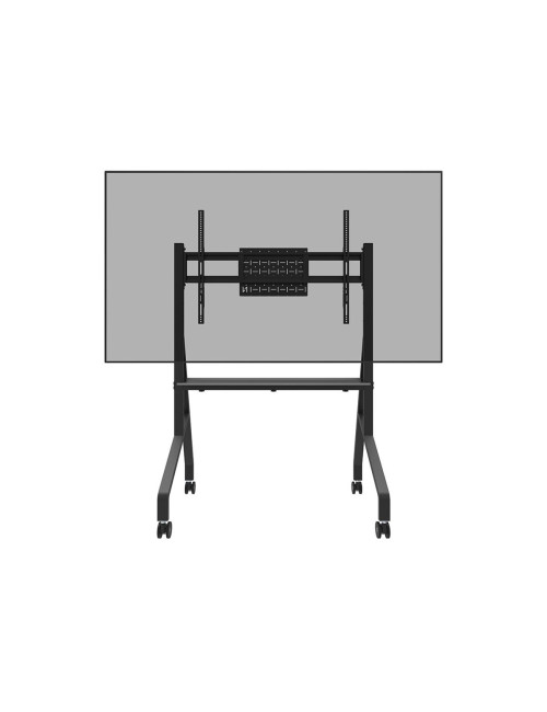 Neomounts MOVE Go FL50-525BL1 TV trolley - 55-86" - max 76 kg - manual h 106-136 cm - VESA 100x100-900x600 - incl. hardware shel