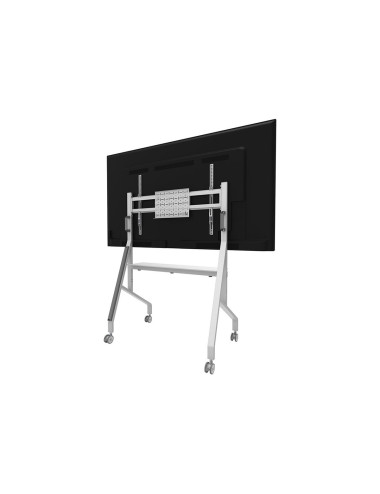 Neomounts MOVE Go FL50-525WH1 TV trolley - 55-86" - max 76 kg - manual h 106-136 cm - VESA 100x100-900x600 - incl. hardware shel