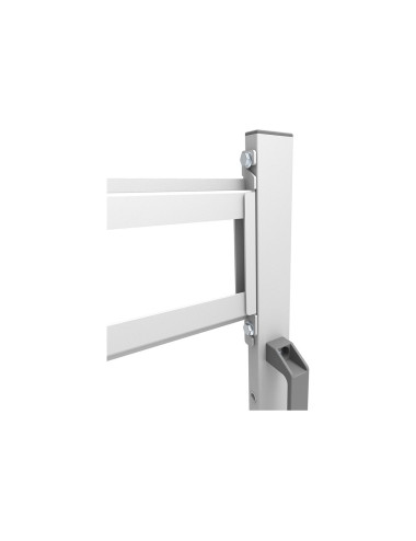 Neomounts MOVE Go FL50-525WH1 TV trolley - 55-86" - max 76 kg - manual h 106-136 cm - VESA 100x100-900x600 - incl. hardware shel