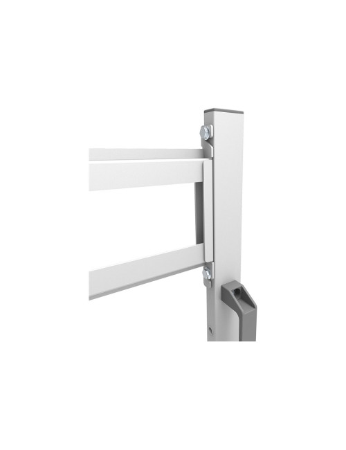 Neomounts MOVE Go FL50-525WH1 TV trolley - 55-86" - max 76 kg - manual h 106-136 cm - VESA 100x100-900x600 - incl. hardware shel