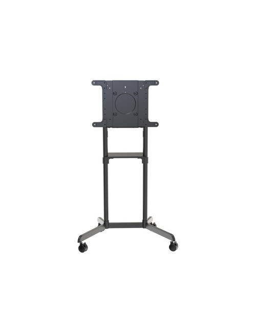 Neomounts NS-M1250BLACK TV trolley - 37-70" - max 70 kg - VESA 200x200-600x400 - 90 rotatable - incl. hardware shelf - black