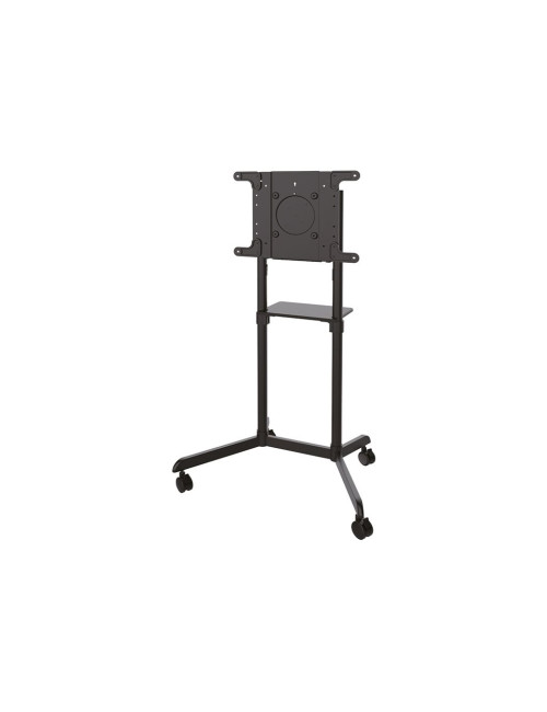 Neomounts NS-M1250BLACK TV trolley - 37-70" - max 70 kg - VESA 200x200-600x400 - 90 rotatable - incl. hardware shelf - black