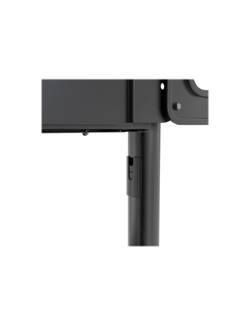 Neomounts NS-M1250BLACK TV trolley - 37-70" - max 70 kg - VESA 200x200-600x400 - 90 rotatable - incl. hardware shelf - black