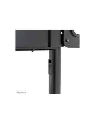 Neomounts NS-M1250BLACK TV trolley - 37-70" - max 70 kg - VESA 200x200-600x400 - 90 rotatable - incl. hardware shelf - black