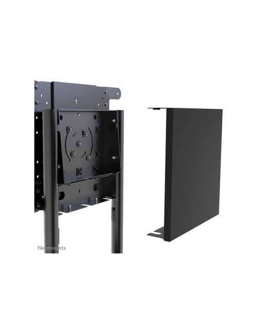 Neomounts NS-M1250BLACK TV trolley - 37-70" - max 70 kg - VESA 200x200-600x400 - 90 rotatable - incl. hardware shelf - black