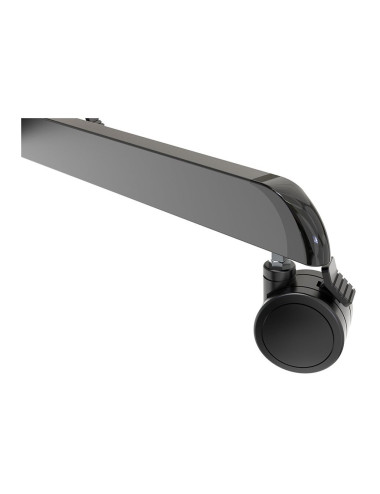 Neomounts NS-M1250BLACK TV trolley - 37-70" - max 70 kg - VESA 200x200-600x400 - 90 rotatable - incl. hardware shelf - black