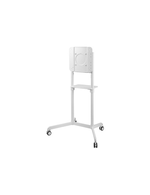 Neomounts NS-M1250WHITE TV trolley - 37-70" - max 70 kg - VESA 200x200-600x400 - 90 rotatable - incl. hardware shelf - white