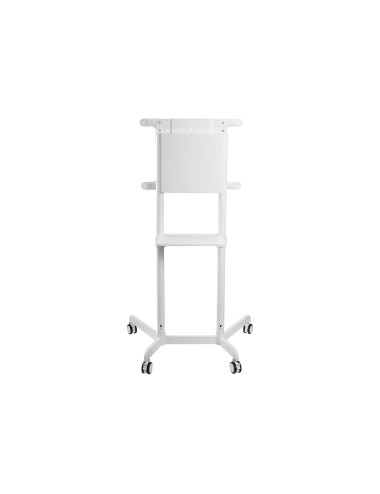 Neomounts NS-M1250WHITE TV trolley - 37-70" - max 70 kg - VESA 200x200-600x400 - 90 rotatable - incl. hardware shelf - white