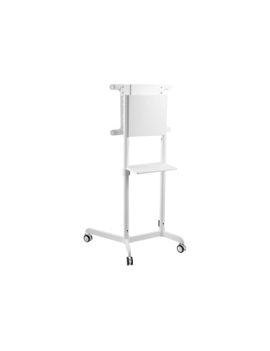 Neomounts NS-M1250WHITE TV trolley - 37-70" - max 70 kg - VESA 200x200-600x400 - 90 rotatable - incl. hardware shelf - white