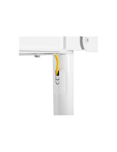 Neomounts NS-M1250WHITE TV trolley - 37-70" - max 70 kg - VESA 200x200-600x400 - 90 rotatable - incl. hardware shelf - white