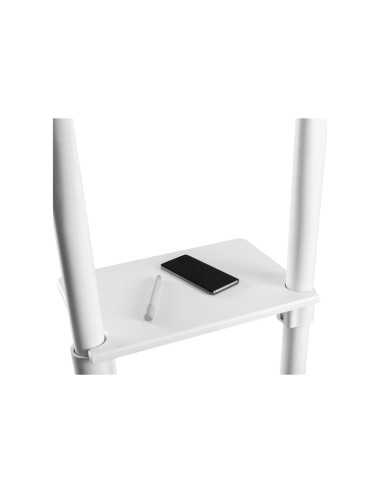 Neomounts NS-M1250WHITE TV trolley - 37-70" - max 70 kg - VESA 200x200-600x400 - 90 rotatable - incl. hardware shelf - white