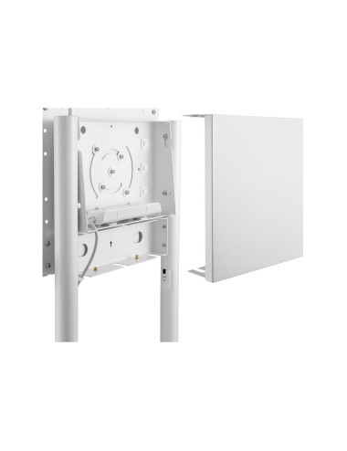 Neomounts NS-M1250WHITE TV trolley - 37-70" - max 70 kg - VESA 200x200-600x400 - 90 rotatable - incl. hardware shelf - white