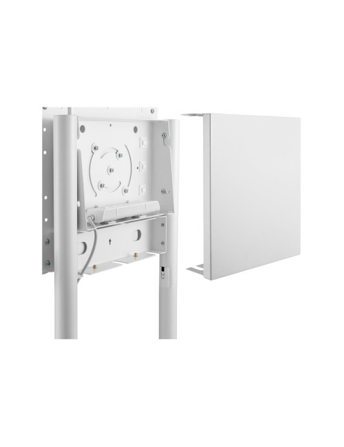 Neomounts NS-M1250WHITE TV trolley - 37-70" - max 70 kg - VESA 200x200-600x400 - 90 rotatable - incl. hardware shelf - white