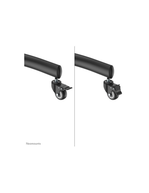 Neomounts PLASMA-M1950E TV trolley - 60-100" - max 100 kg - manual h 134-166 cm - VESA 200x200-1000x600 - incl. cam/hardware she