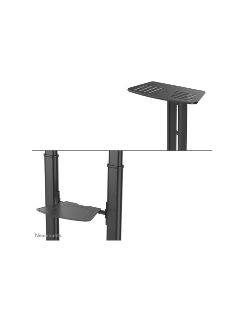 Neomounts PLASMA-M1950E TV trolley - 60-100" - max 100 kg - manual h 134-166 cm - VESA 200x200-1000x600 - incl. cam/hardware she