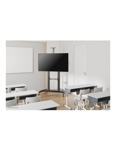 Neomounts PLASMA-M1950E TV trolley - 60-100" - max 100 kg - manual h 134-166 cm - VESA 200x200-1000x600 - incl. cam/hardware she