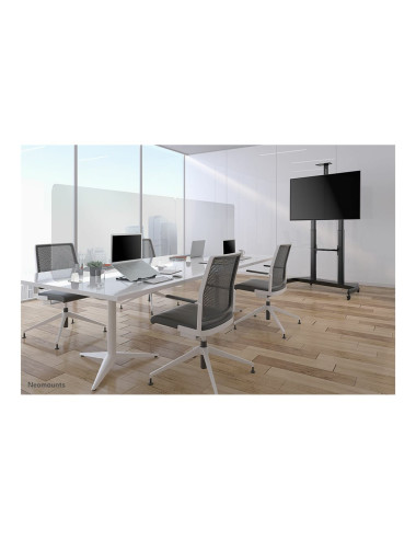 Neomounts PLASMA-M1950E TV trolley - 60-100" - max 100 kg - manual h 134-166 cm - VESA 200x200-1000x600 - incl. cam/hardware she