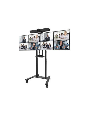 Neomounts MOVE ADM-875BL2 Screen adapter from 1 to 2 screens - 42-65" - max 40 kg/screen - VESA 100x100-800x400 - lockable (excl