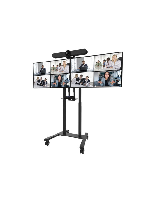 Neomounts MOVE ADM-875BL2 Screen adapter from 1 to 2 screens - 42-65" - max 40 kg/screen - VESA 100x100-800x400 - lockable (excl