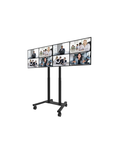 Neomounts MOVE ADM-875BL2 Screen adapter from 1 to 2 screens - 42-65" - max 40 kg/screen - VESA 100x100-800x400 - lockable (excl