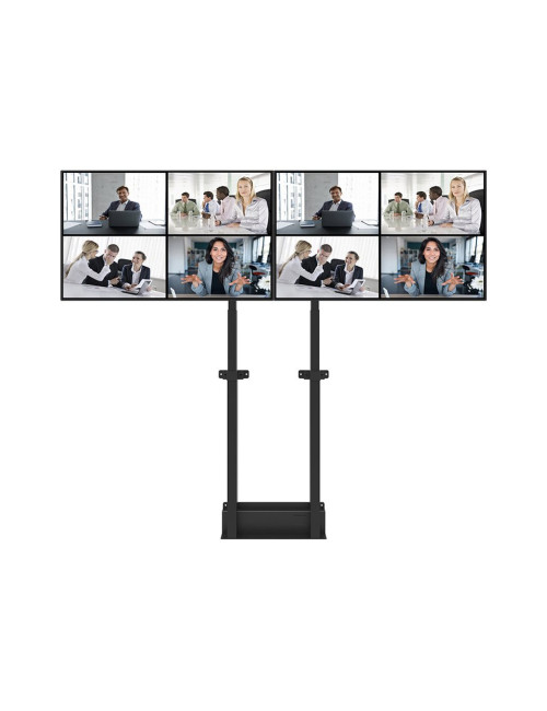 Neomounts MOVE ADM-875BL2 Screen adapter from 1 to 2 screens - 42-65" - max 40 kg/screen - VESA 100x100-800x400 - lockable (excl
