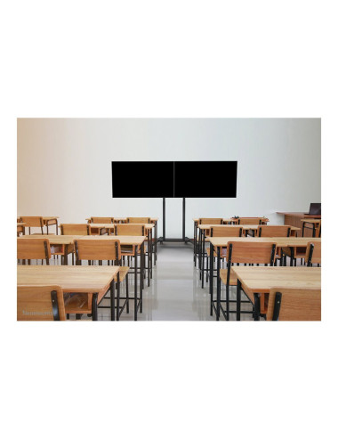 Neomounts MOVE ADM-875BL2 Screen adapter from 1 to 2 screens - 42-65" - max 40 kg/screen - VESA 100x100-800x400 - lockable (excl