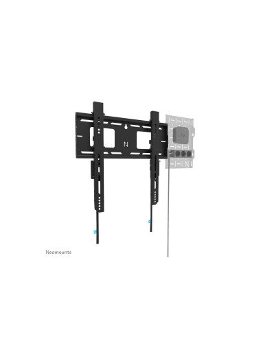 Neomounts LEVEL-750 WL30-750BL14 Fixed heavy duty wall mount - 32-75" screen - max 100 kg - VESA 100x100-400x400 - d 4,2 cm - le