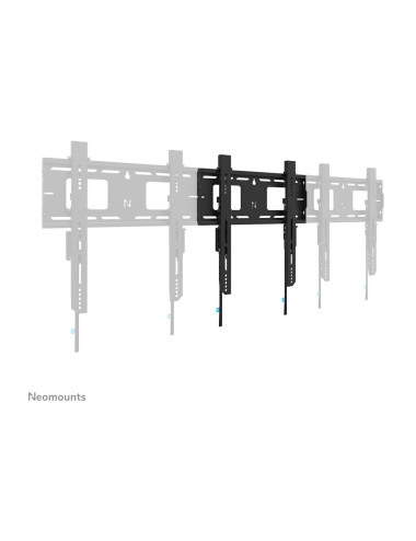 Neomounts LEVEL-750 WL30-750BL14 Fixed heavy duty wall mount - 32-75" screen - max 100 kg - VESA 100x100-400x400 - d 4,2 cm - le