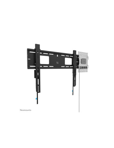 Neomounts LEVEL-750 WL30-750BL16 Fixed heavy duty wall mount - 42-86" screen - max 125 kg - VESA 100x100-600x400 - d 4,2 cm - le