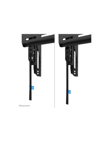Neomounts LEVEL-750 WL35-750BL14 Tiltable heavy duty wall mount - 32-75" screen - max 100 kg - VESA 100x100-400x400 - d 9,3 cm -