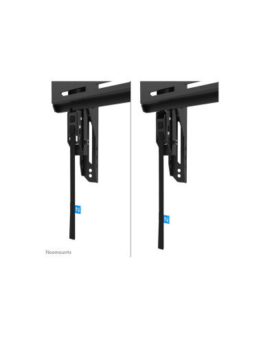 Neomounts LEVEL-750 WL35-750BL16 Tiltable heavy duty wall mount - 42-86" screen - max 125 kg - VESA 100x100-600x400 - d 9,3 cm -