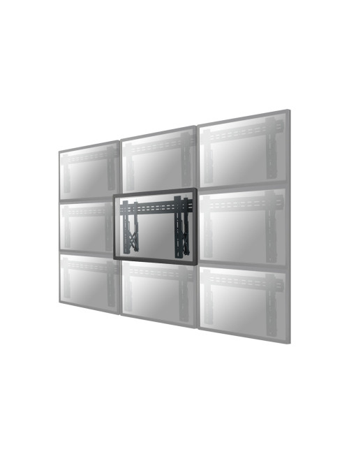 Neomounts LED-VW1000BLACK Videowall wall mount - 40-75" - max 50 kg - VESA 200x200-600x400 - d 5,6-21,5 cm - pull-out - micro ad