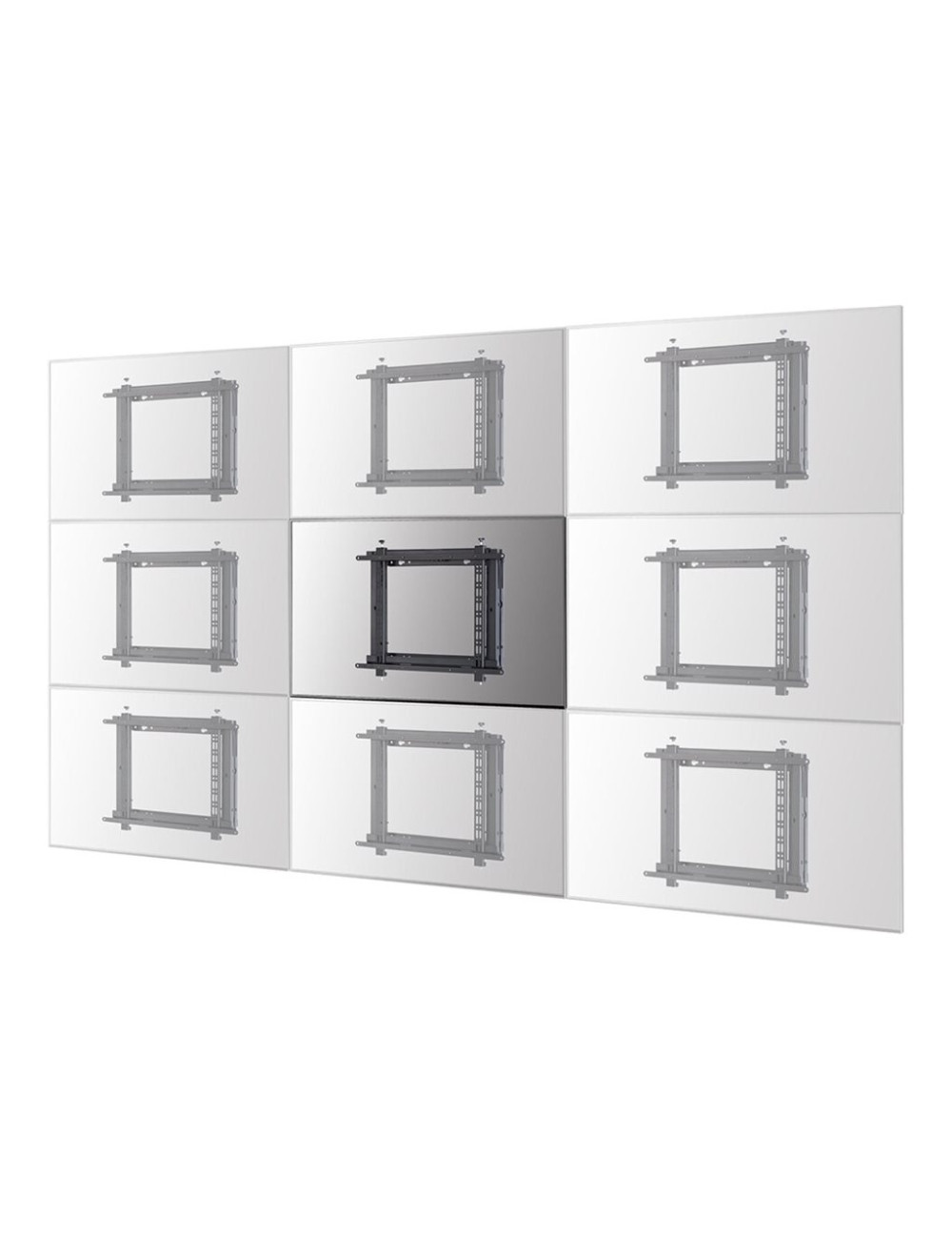 Neomounts WL95-800BL1 Videowall wall mount - 42-70" - max 35 kg - VESA 200x200-600x400 - d 7,8-26,6 cm - push-to-pop-out - micro