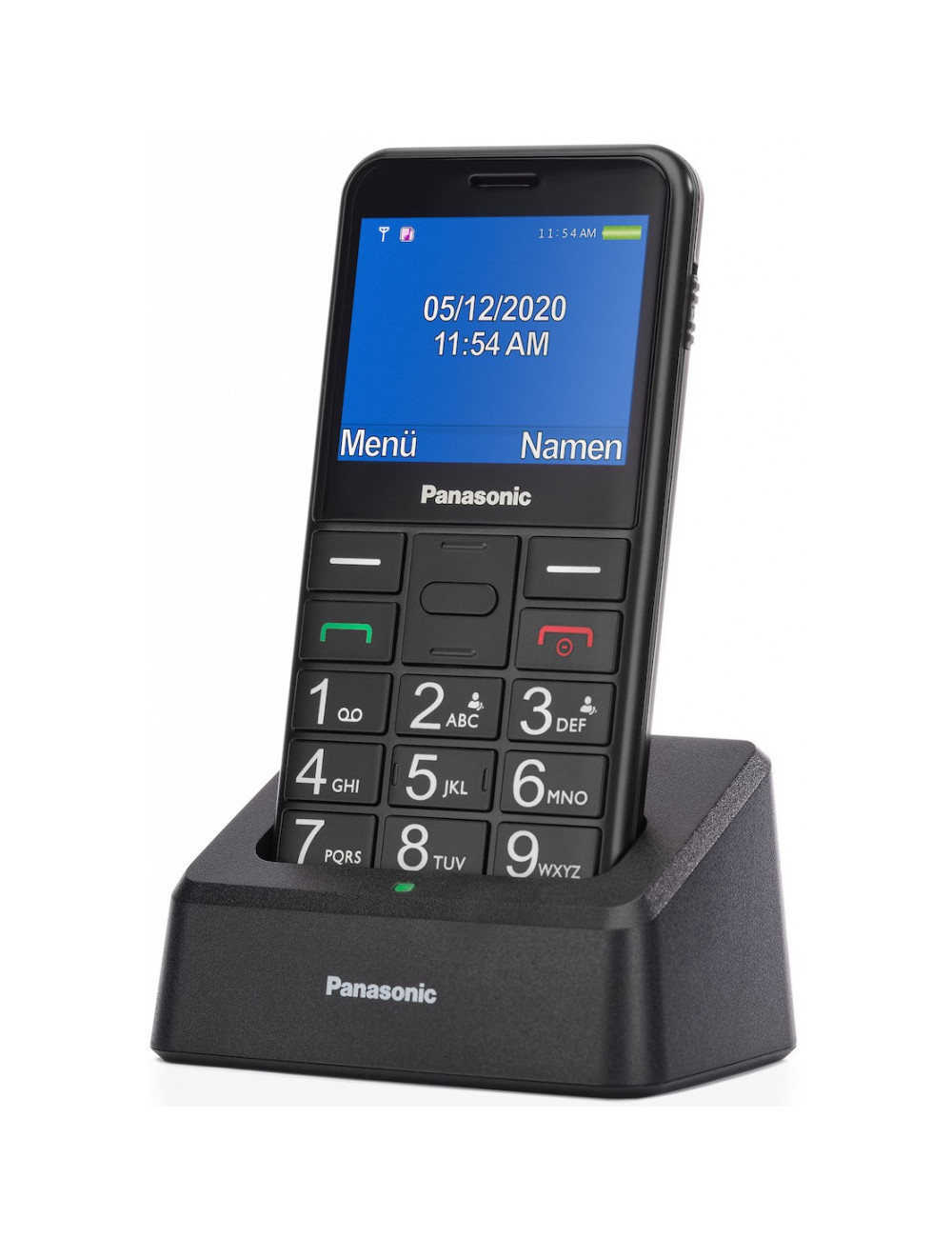 Panasonic | KX-TU155EXBN | Black | 2.4 " | TFT-LCD | microSD/microSDHC MB | Bluetooth | USB version micro USB | Built-in camera 